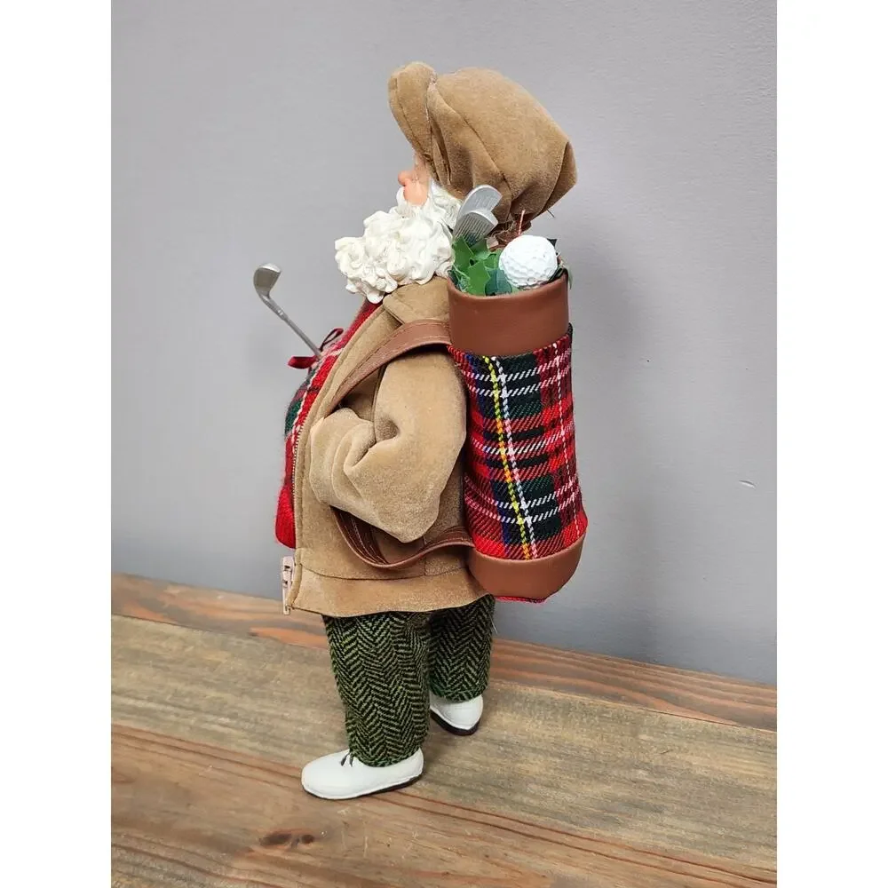 Ashland Collectible 10" Golfer Santa Figure Christmas Collectible - Picture 4 of 6